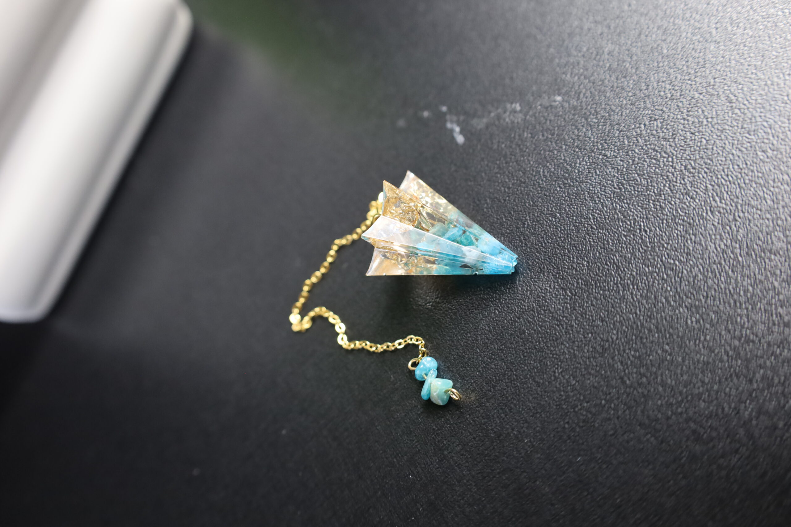 pendule apatite bleu pendule apatite bleu