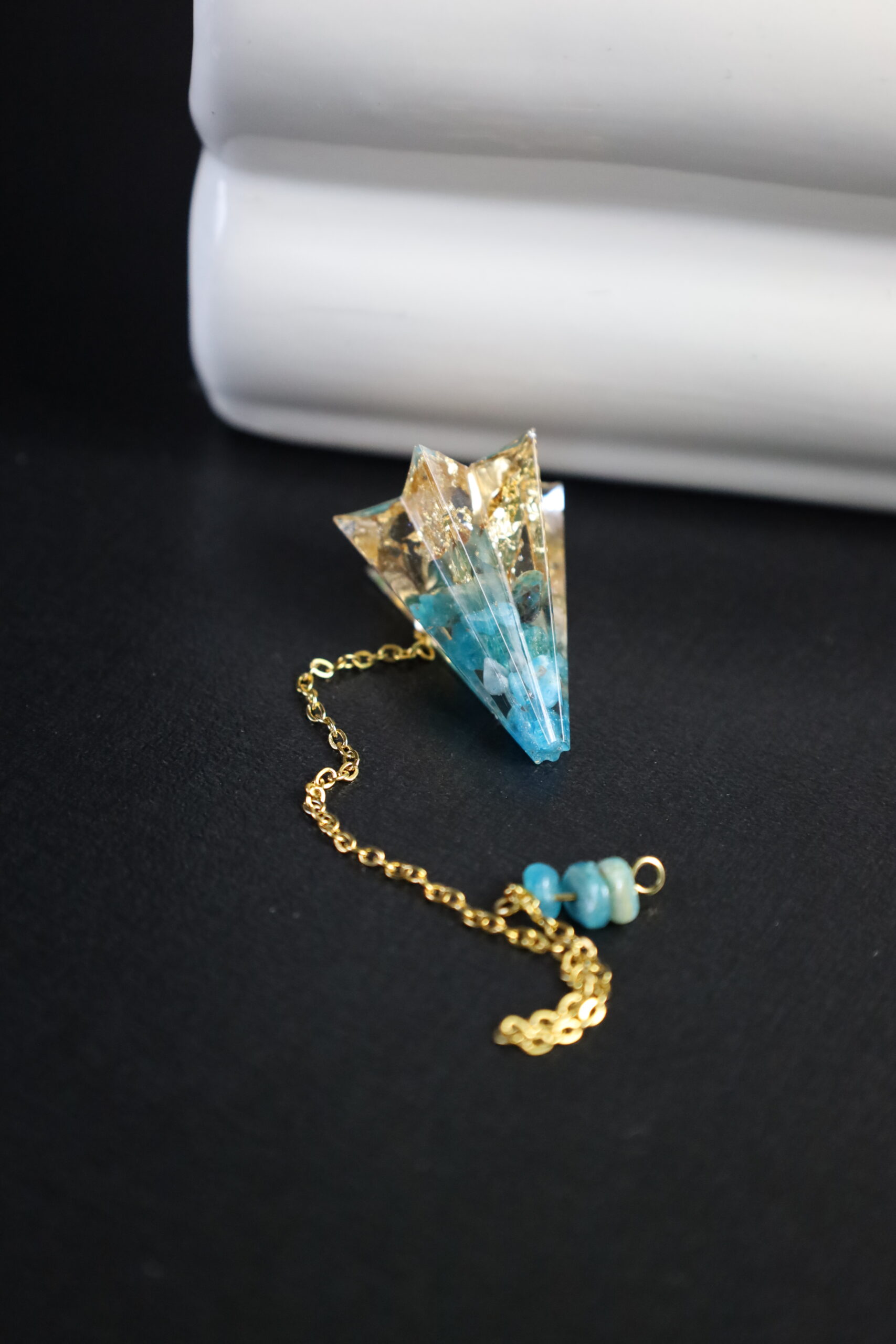 pendule apatite bleu pendule apatite bleu