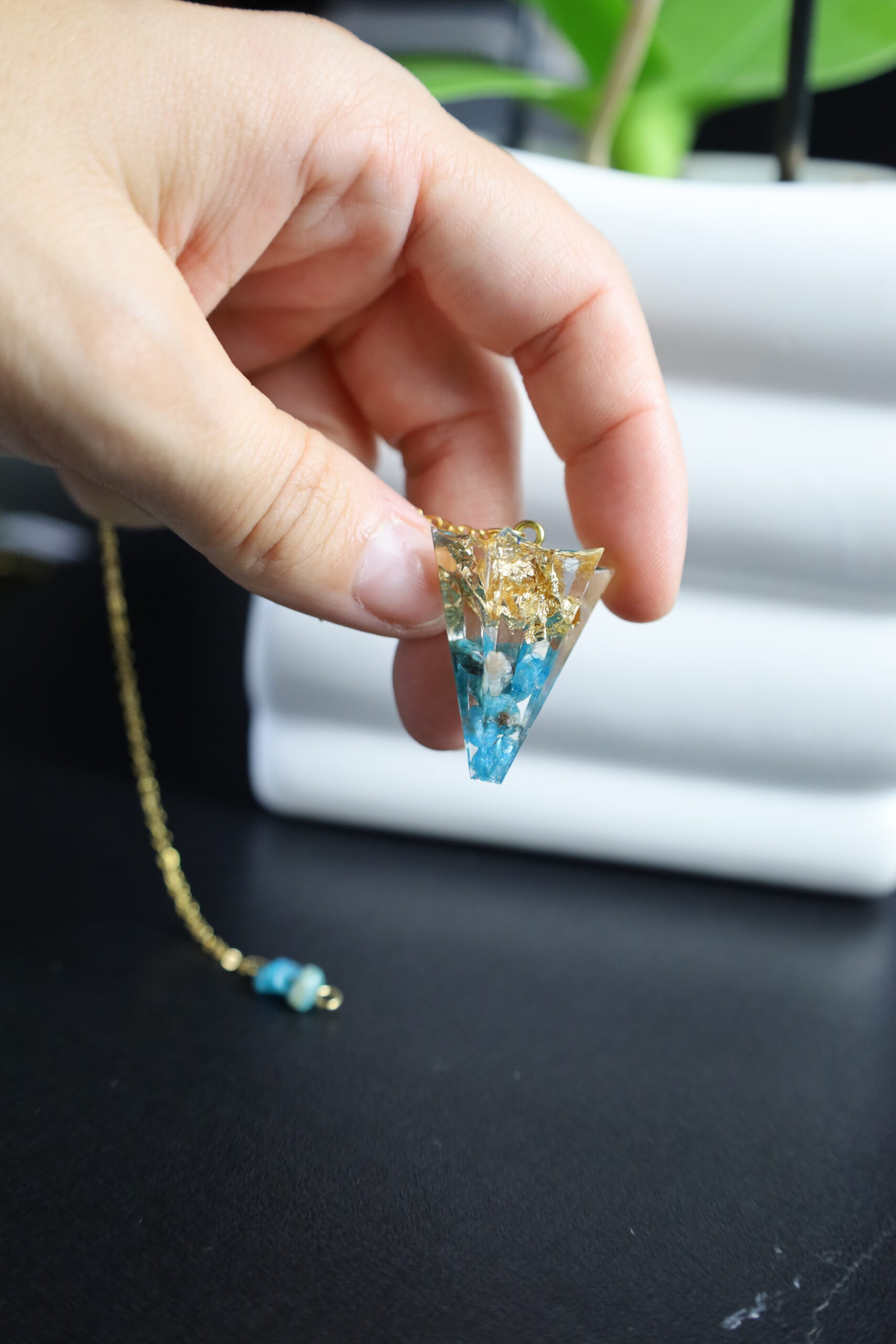 pendule apatite bleu pendule apatite bleu