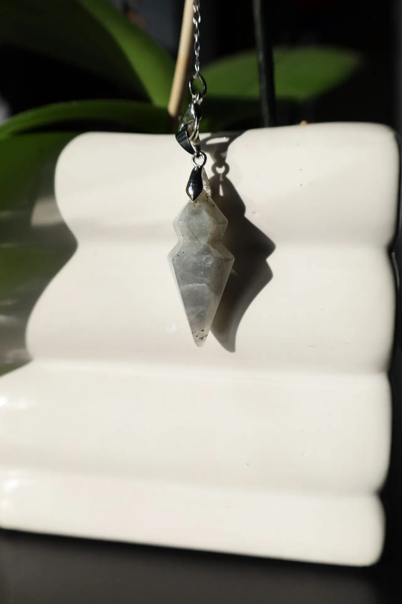 pendule en labradorite et pentacle pendule en labradorite et pentacle