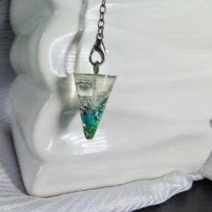 pendule turquoise