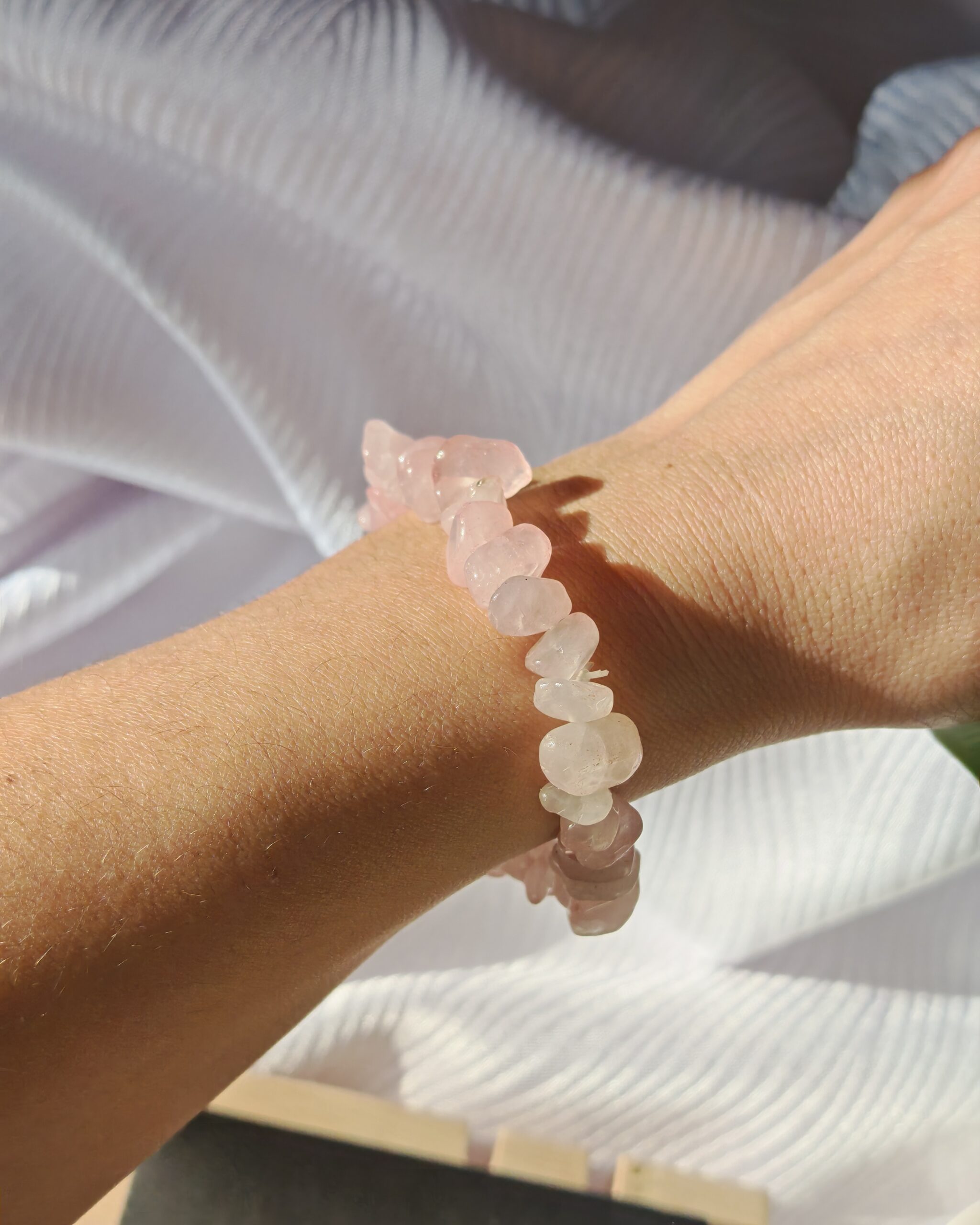 bracelet quartz rose baroque bracelet quartz rose baroque