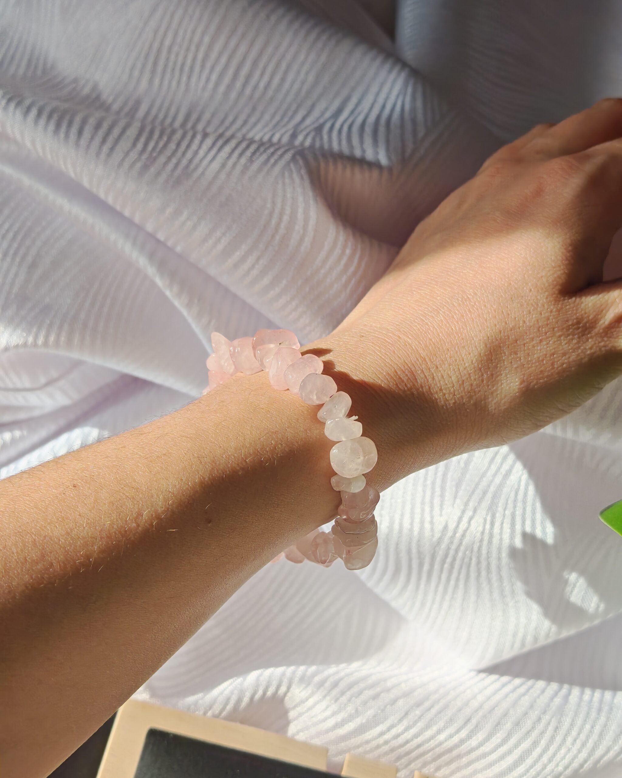 bracelet quartz rose baroque bracelet quartz rose baroque