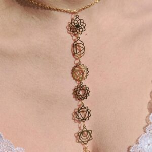 collier sautoir 7 chakras